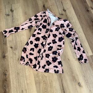 Leopard Button-Up Cardigan